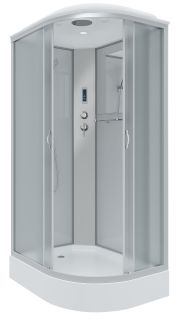 Душевая кабина Niagara NG-3312-14LP 120x80см серебро/матовое